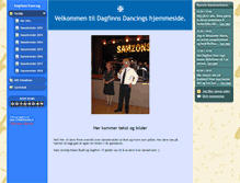 Tablet Screenshot of dagfinnsdancing.net
